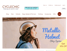 Tablet Screenshot of cyclechic.co.uk
